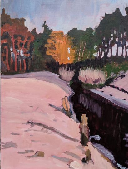 Karwia beach - a Paint Artowrk by Ewa Witkowska